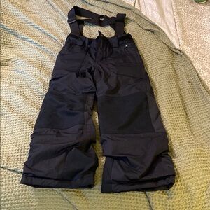 Columbia Black Insulated Snow Bibs for kids XS Omni tech outgrown technology